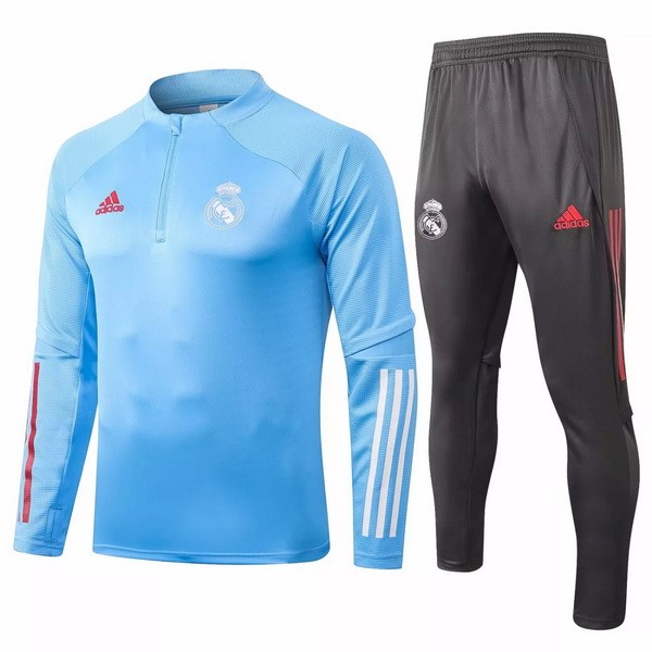 Tuta Calcio Real Madrid 20/21 Blu Luce Grigio